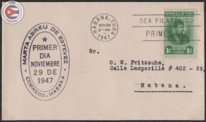 Cuba 1947 Scott 410-411 | First Day Cover | CU10146