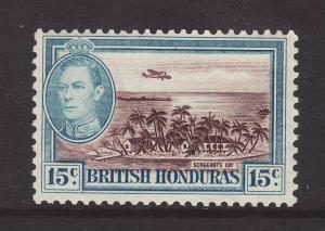 1938 Br Honduras 15c Mint SG156