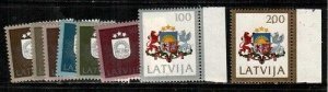 Latvia Scott 300-307 Mint NH