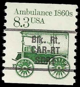 # 2231 MINT NEVER HINGED PRE-CANS. AMBULANCE