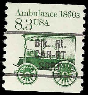 # 2231 MINT NEVER HINGED PRE-CANS. AMBULANCE