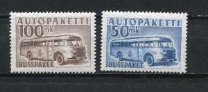 Finland 1952 Sc Q8-9 MNH Parcel Post  CV $67  3763