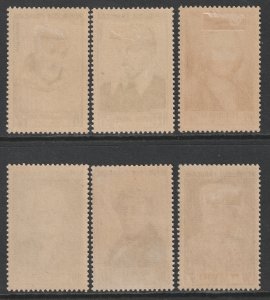 France Scott B276/B281 - SG1172/1177, 1953 National Relief Fund Set MH*