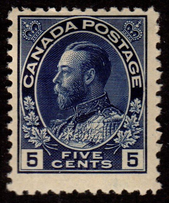 Canada - Scott #111 Mint King George V Admiral