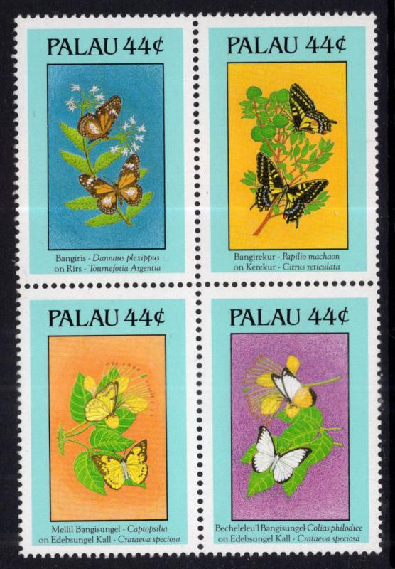 Palau 186a Butterflies MNH VF