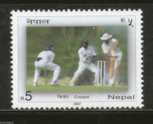 Nepal 2007 Cricket Sport 1v MNH # 3464