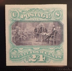 US Scott #120P3 XF Well Centered on India Paper