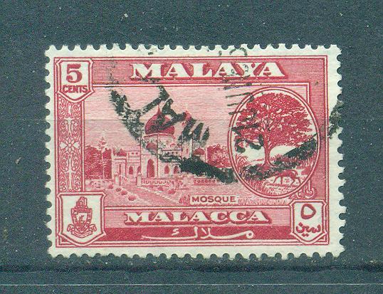 Malaya - Malacca sc# 59 used cat value $.25