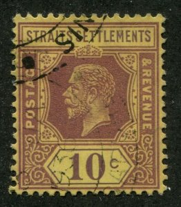 STRAITS SETTLEMENTS #191a USED