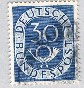 Germany 679 Used Numeral 30 1951 (BP58509)