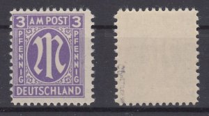 Germany 1945 Sc#3N2 Mi#17 bC mnh signed BPP (AB1176)