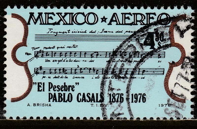 MEXICO C532 Birth Cent of Cellist Pablo Casals USED (833)