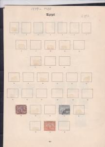 egypt issues of 1879-1920 stamps page ref 18118