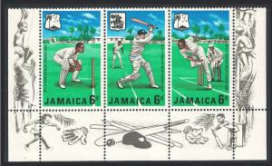 Jamaica Cricket West Indies Tour 3v Bottom Strip SG#267/69
