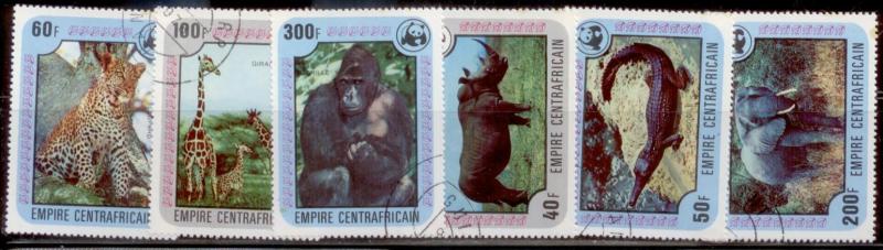 Central African Republic 1978 SC# 323-8 CTO L282-3