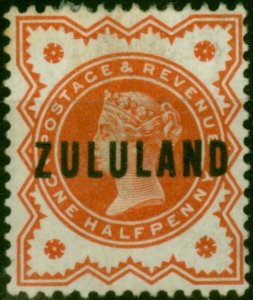 Zululand 1888 1/2d Vermilion SG1 Good MM