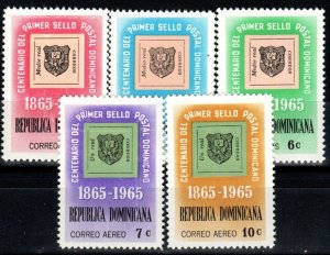 Dominican Republic #615-7, C142-3 MNH