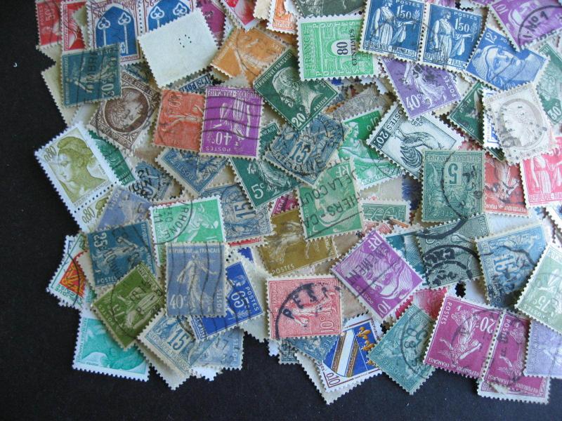 FRANCE gambler mixture (duplicates,mixed cond) of 1000 watch the old stuff!