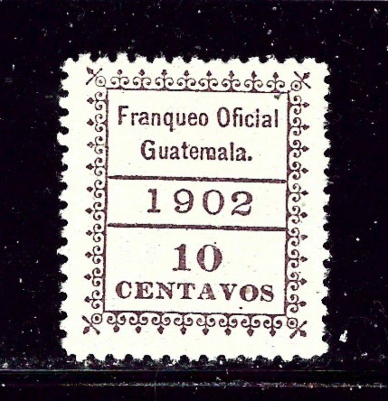 Guatemala O4 MH 1902 issue