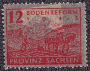 Germany DDR Russian Occupation Saxony 1945 -  13N16 MH