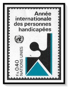 United Nations Geneva #99 Year Of The Disabled MNH