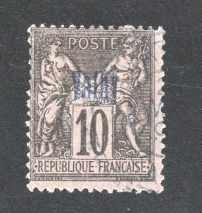French Offices in Turkey - Vathy #3a    F/VF, Used, CV $47.50 ......  2100002