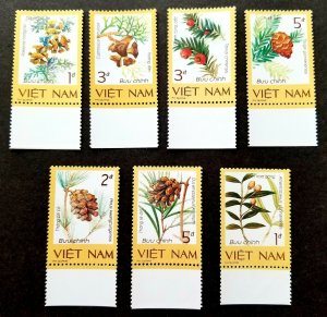 *FREE SHIP Vietnam Fruits Of Conifers 1986 Flower Plant Flora Food (stamp) MNH