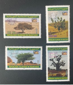 Mauritania 2005 Mi. 1149 - 1152 Flora of trees Bäume