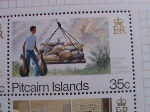 PITCAIRN ISLANDS 1988-INTERNATIONAL STAMP SHOW LONDON'88 MNH SHEET VF