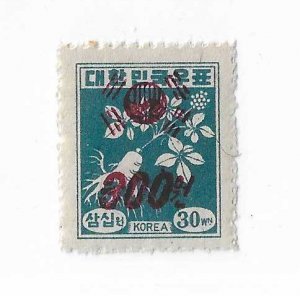 Korea Sc #178  300 on 30 won  NH VF