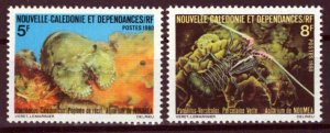 New Caledonia 457-458 MNH Marine Life Crustaceans ZAYIX 0524S0406M