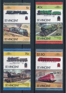 [113567] St. Vincent 1984 Railway trains Eisenbahn Locomotives  MNH