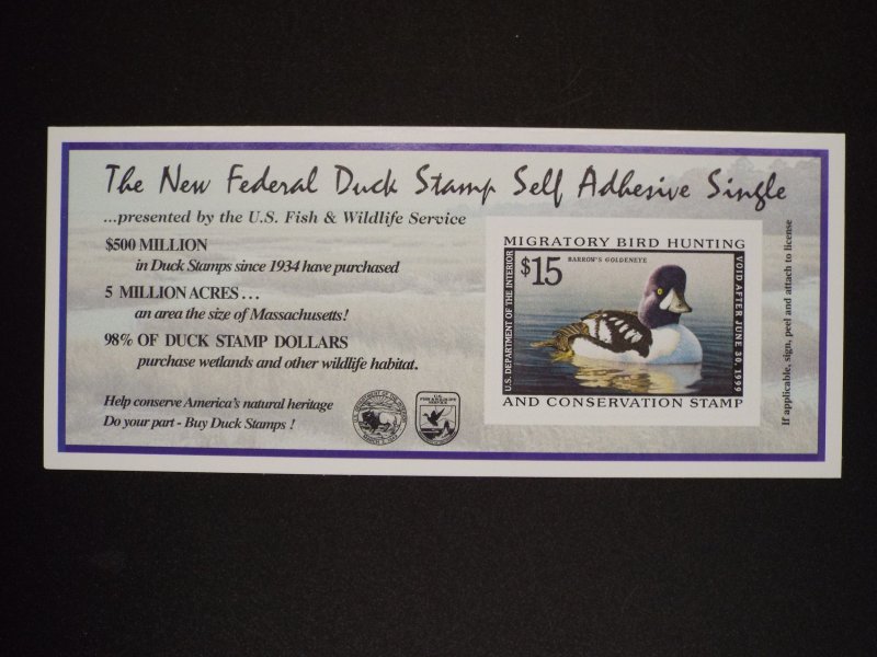 1998 US Federal Duck Stamp RW 65