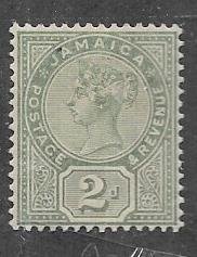 Jamaica #25 3p  Queen Victoria  (MH) CV $25.00