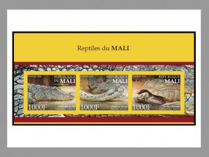 MALI 2021 - DELUXE PROOF - REPTILES CROCODILES SNAKES TURTLES ULTRA RARE MNH-