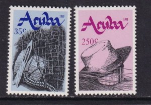 Aruba  #73-74  MNH  1991    Traditional Crafts