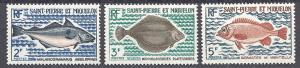 St Pierre & Miquelon 419-421 (M)