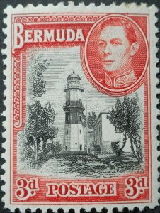 Bermuda 1938 GVI Three Pence SG 114 mint
