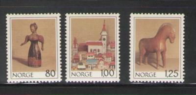 Norway Sc 738-40 1978 Christmas stamp set mint  NH