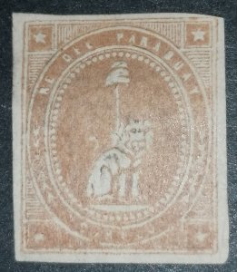 Paraguay Classic Stamp / old forgery / Lion Issue / Reference Example
