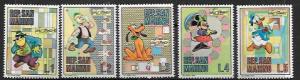 San Marino # 736 - 740 MNH Set of 5 Walt Disney. Pluto, Goofy, Donald Duck