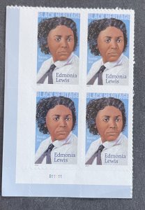 US 2022 Edmonie Lewis #5663 PLT BLK of 4 mint