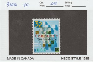 Scott# 3106 1996 32c Computer Technology VF MNH