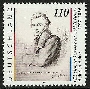 Germany #1984 MNH Stamp, Heinrich Heine, Poet