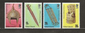 Gilbert Islands Scott catalog # 289-292 Mint NH