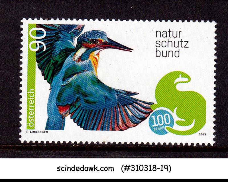 AUSTRIA - 2013 100 YEARS OF NATURE PROTECTION FEDERAL / BIRD 1V MNH