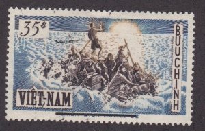 Vietnam # 54, Refugees on a Raft, Used, 1/2 Cat.