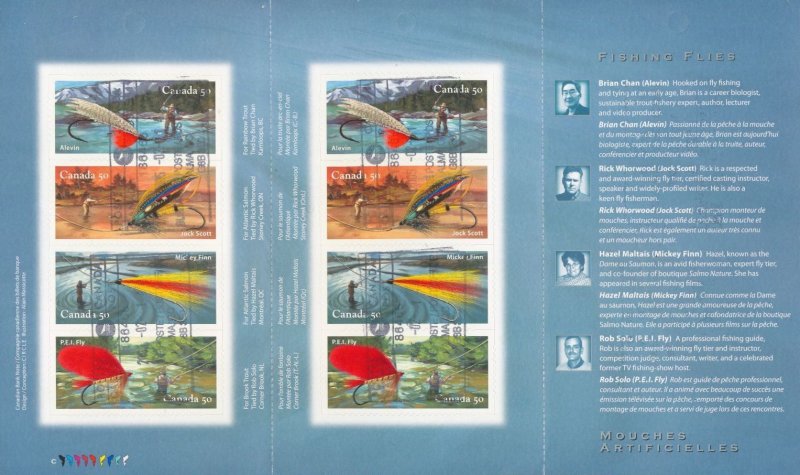 Canada 2002-2005 Used Booklets x 14 ZK2828