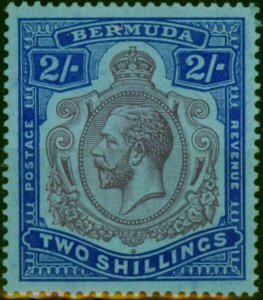 Bermuda 1927 2s Purple & Bright Blue-Pale Blue SG88 Fine MM (2)