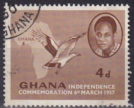 Ghana #3 F-VF Used (SU7843)